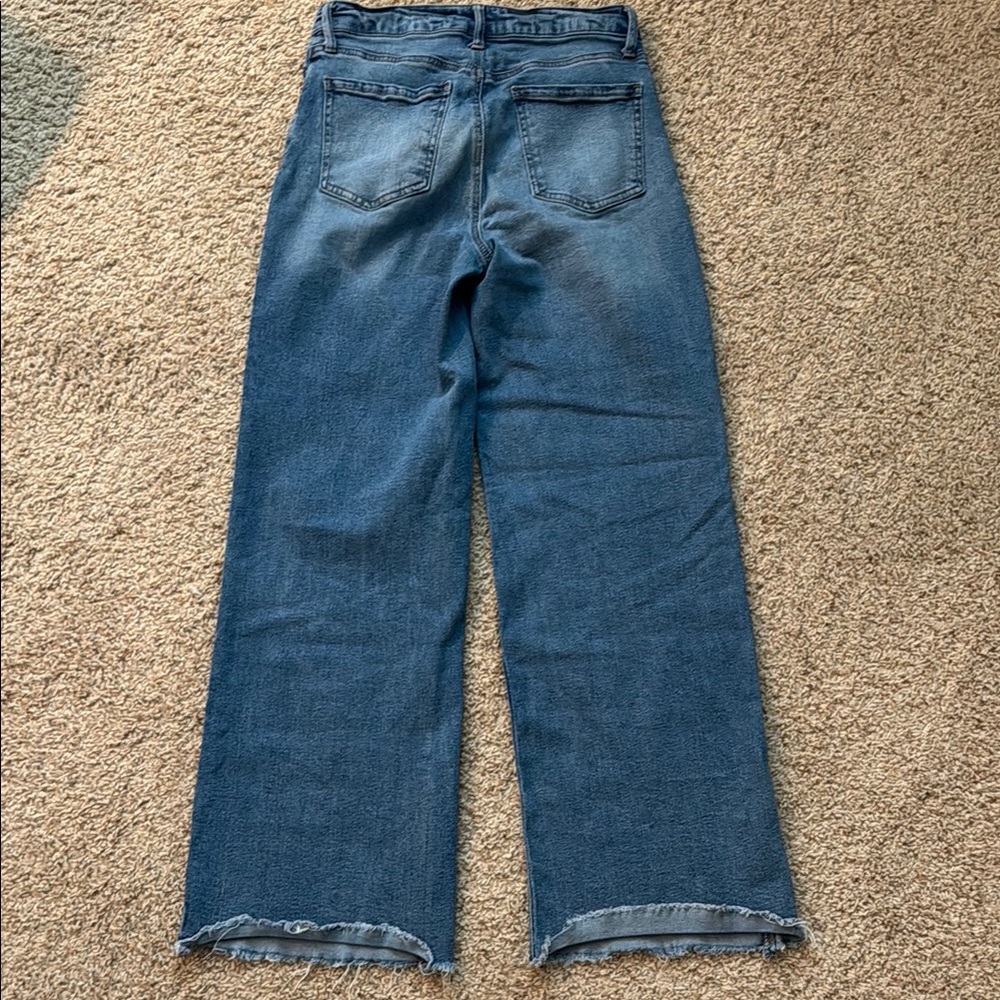 BCBGeneration Wide Leg Jeans in Denim Blue - Picture 3 of 4
